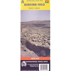 Burkina Faso Travel Map 1 : 1 100 000 (Travel Reference Map)