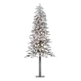 Vickerman christmas Trees A807471 7' Prelit Flocked Alpine Tree 300CL 706T