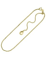 14 Karat Yellow Gold Anklet 11 Inch Long