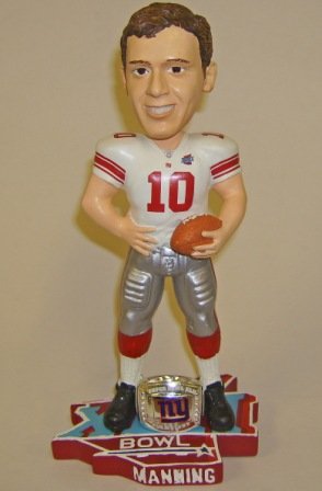 Eli Manning Giants Super Bowl 42 Bobblehead