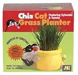 Chia Cat Grass Planter Featuring Sylvester & Tweety, 1 Kit