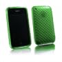 GREEN Apple iPhone 3G 3Gs 8GB 16GB 32GB DIAMOND Transparent Silicone Skin Case Cover + Free Screen Protector (Many Colors Available)