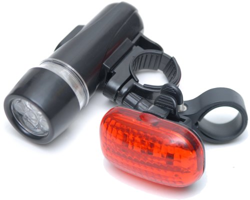 Childrens Toyshop   : Rolson Tools 60739 2 piece LED Bicycle Light Set