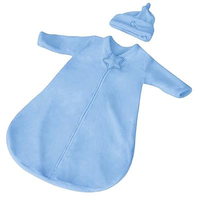 Luxe Dreamsie Sleeper and Sleep Cap Set- Blue