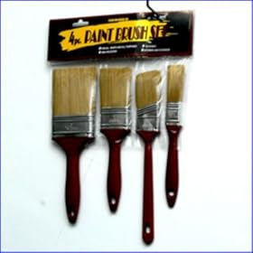 4 Piece Paint Brush Set Case Pack 72 by DDI