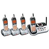 Uniden DCT758-4 Expandable Cordless System with Digital Answering System and Call Waiting/Caller ID