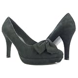 Rockabilly Black Pumps w/ Bows Sexy Heels
