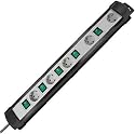 Brennenstuhl Premium Line (5-fach, 3,0m) schwarz/grau