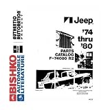 1974 1977 1978 1979 1980 JEEP Parts Book List Guide CD by Jeep