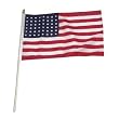 USA 48 star 12in x 18in Stick Flag