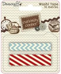 Bulk Buy: Trimcraft Paper Crafts (3-Pack) Curiosity Corner Washi Tape DCWT004