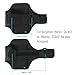 Armband Extender: Stalion® Sports Universal Armband Extender for All Armband Models (Jet Black)
