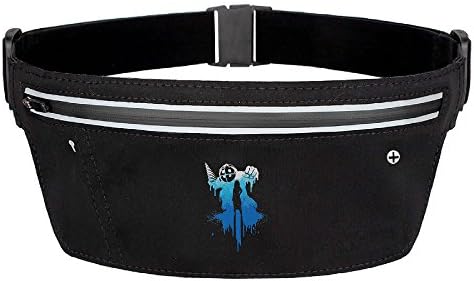 VNOAJNAW Bio Game Shock Big Dady Super Slim Close Fitting Sporting Waist Bag Belt Black