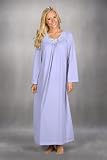 Long Sleeve Nylon Gown by Shadowline