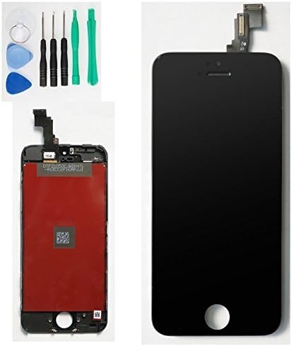 LCD Display+screen Digitizer Glass Lens Assembly for Iphone 5c (black)