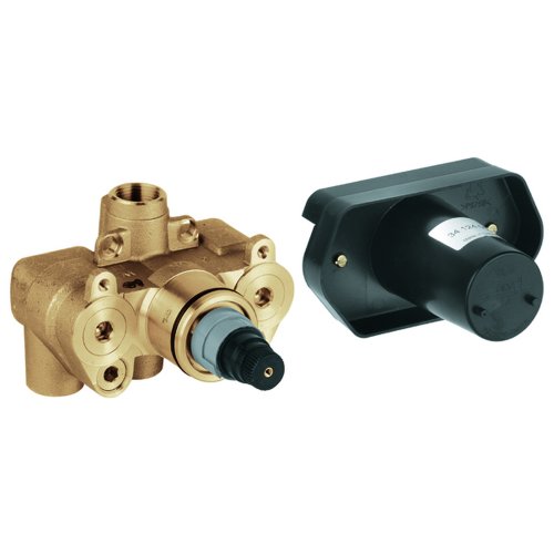Grohe 34 124 000 Grotherm 3/4Inch Thermostatic RoughIn Valve with Service Stops