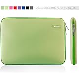 iBenzer - Deluxe Laptop Sleeve Bag Cover Case For all 15-inch laptop computers - Macbook Pro 15'' / Macbook Pro retina display 15'' (Green BH-MP15GN)
