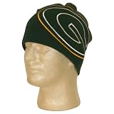 NFL "Logo Hype" Uncuffed Knit Beanie / Winter Hat - Green Bay Packers