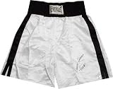 Earnie Shavers Autographed White Everlast Boxing Trunks with Peace Inscription