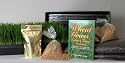 CocoTek Hydroponic Organic Wheatgrass Growing Kit - Grow Wheat Grass without Dirt / Soil