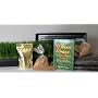 CocoTek Hydroponic Organic Wheatgrass Growing Kit - Grow Wheat Grass without Dirt / Soil
