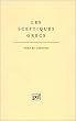 Les Sceptiques grecs : textes