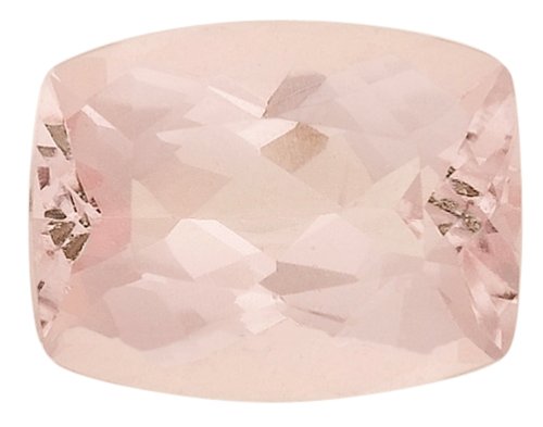 9x7mm Cushion Cut Morganite Loose Gemstone