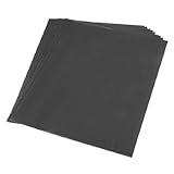 uxcell 研磨紙やすり　2000Cw　炭化ケイ素研磨材　28 x 23cm　ブラック　10枚入り