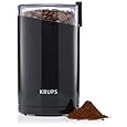 KRUPS F203 Electric Spice and Coffee Grinder with Stainless Steel Blades, Black
