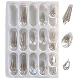 18 Teile Kristall Glas Behang Set Vollschliff 30% PbO - Feng Shui - Perlen - Basteln - Schmuckset - "Regenbogenkristall" - von premium-kristall�von "Rieser� premium-kristall"