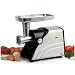 Maxi-Matic HA-3433A Elite Platinum 550-Watt Stainless Finish Meat Grinder, Gray