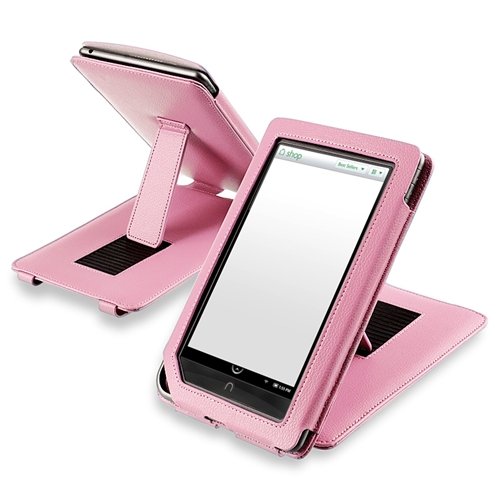 Leather Case  Stand for Barnes & Noble Nook Color, 