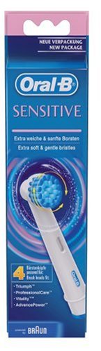 Braun Oral-B Aufsteckbürsten Sensitive 2er (für alle rotierenden Zahnbürsten von Oral-B)