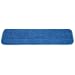 CPI SMARTBLUE18 Blue Microfiber Mop with Hook & Loop Backing and Sewn Edge, 18-Inch