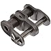 Morse 60-2 O/L Standard Roller Chain Link, ANSI 60-2, 2 Strands, Steel, 3/4" Pitch, 0.468" Roller Diamter, 1/2" Roller Width, 190000lbs Average Tensile Strength