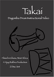 Takai: West African Drum Instructional Video (2 DVD disc set)