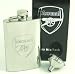 Arsenal F.C. Official Crested Hip Flask Chrome