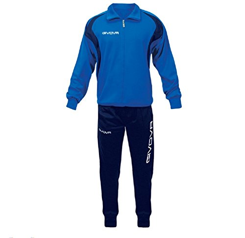 Givova Mens 2 Piece Active Tracksuit with Zipper Tuta Saturno