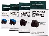 Electronics : 4pk NEW DELL T0529/T0530 Black/Colour Ink Cartridges a920 920 a720 720 photo all-in-one