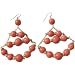 MINU Jewels Coral Chandelier Earrings