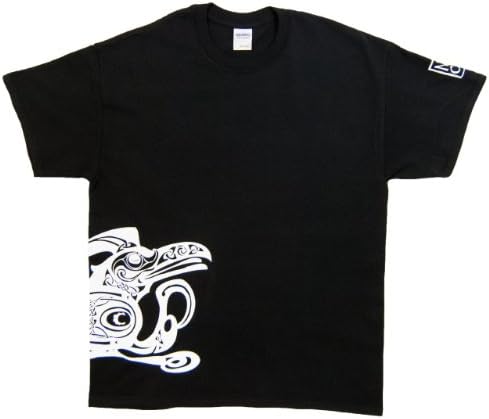 The Native Celt Men's Am Fitheach Mor The Great Raven Custom T-Shirt XL Black