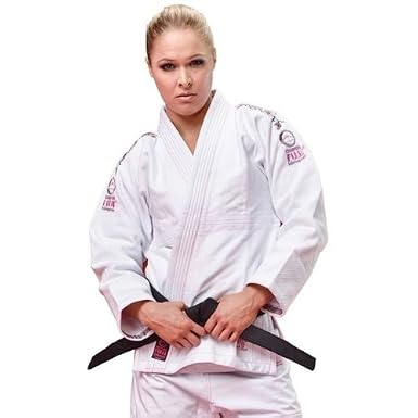 Fuji Sports Ladies Pink Blossom BJJ Gi - White