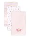 Spasilk Baby-Girls Newborn 3 Pack 100% Cotton Burp Cloths