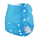 Knickernappies One Size Pocket Diaper with Microfiber Inserts - Turquoise