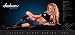 Jackson Randy Rhoads Guitar (Jenna Jameson) Framed Art Poster Print - 14" X 30"