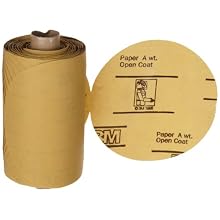 3M Stikit Gold Paper Disc Roll 216U, PSA Attachment, Aluminum Oxide, 5" Diameter, P500 Grit (Pack of 1)