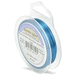 Artistic Wire 28-Gauge Silver Plated Peacock Blue Wire, 40-Yards ~ Beadalon