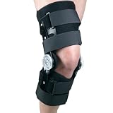ItaMd ROM Post Op Knee Brace Black