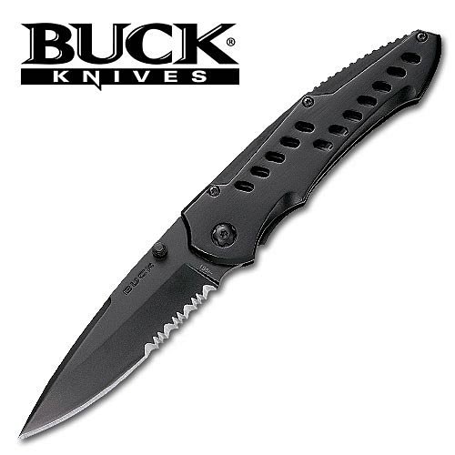 Buck Folding Knife Shealth Pilot Black Oxide by Buck