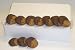 Gourmet Food : Scott's Cakes Half-Dipped Pecan Cookies with Milk Chocolate in a White Gourmet Box